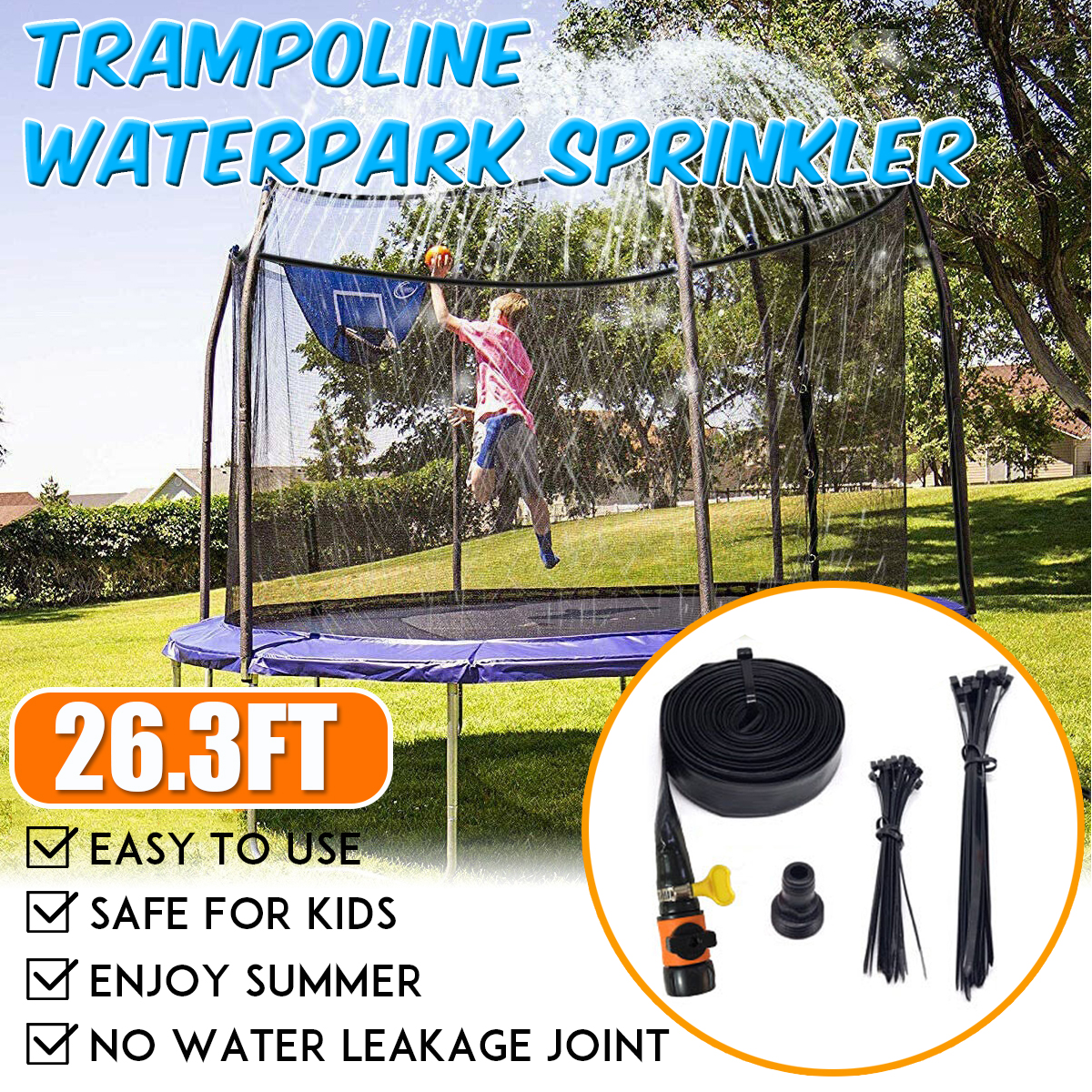 8m-263FT-Trampoline-Waterpark-Sprinkler-Outdoor-Kid-Child-Summer-Water-Spray-1687876-1