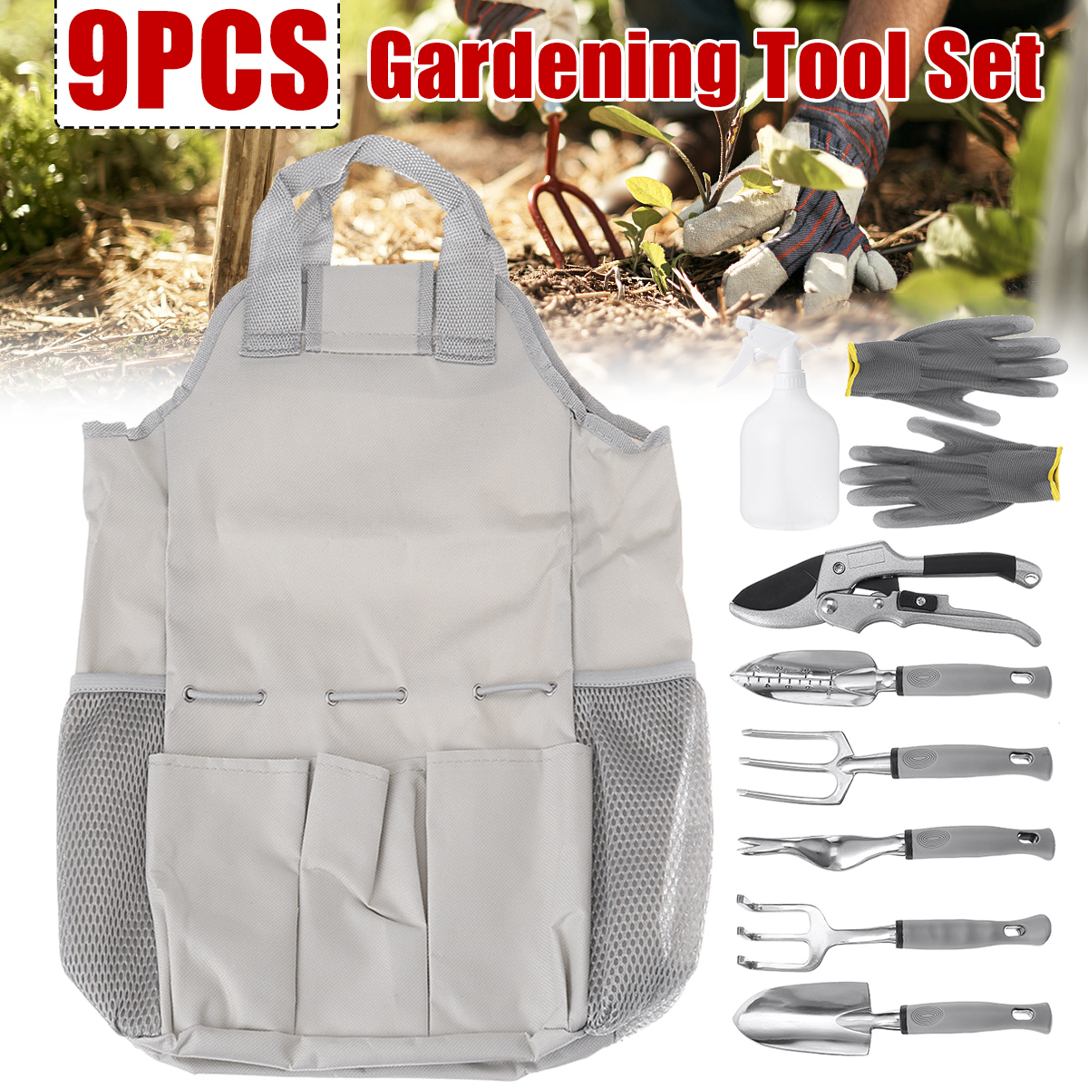 9Pcs-Gardening-Tool-Set-Plant-Potted-Succulent-Garden-Shear-Trowel-Hand-Tools-1693206-1