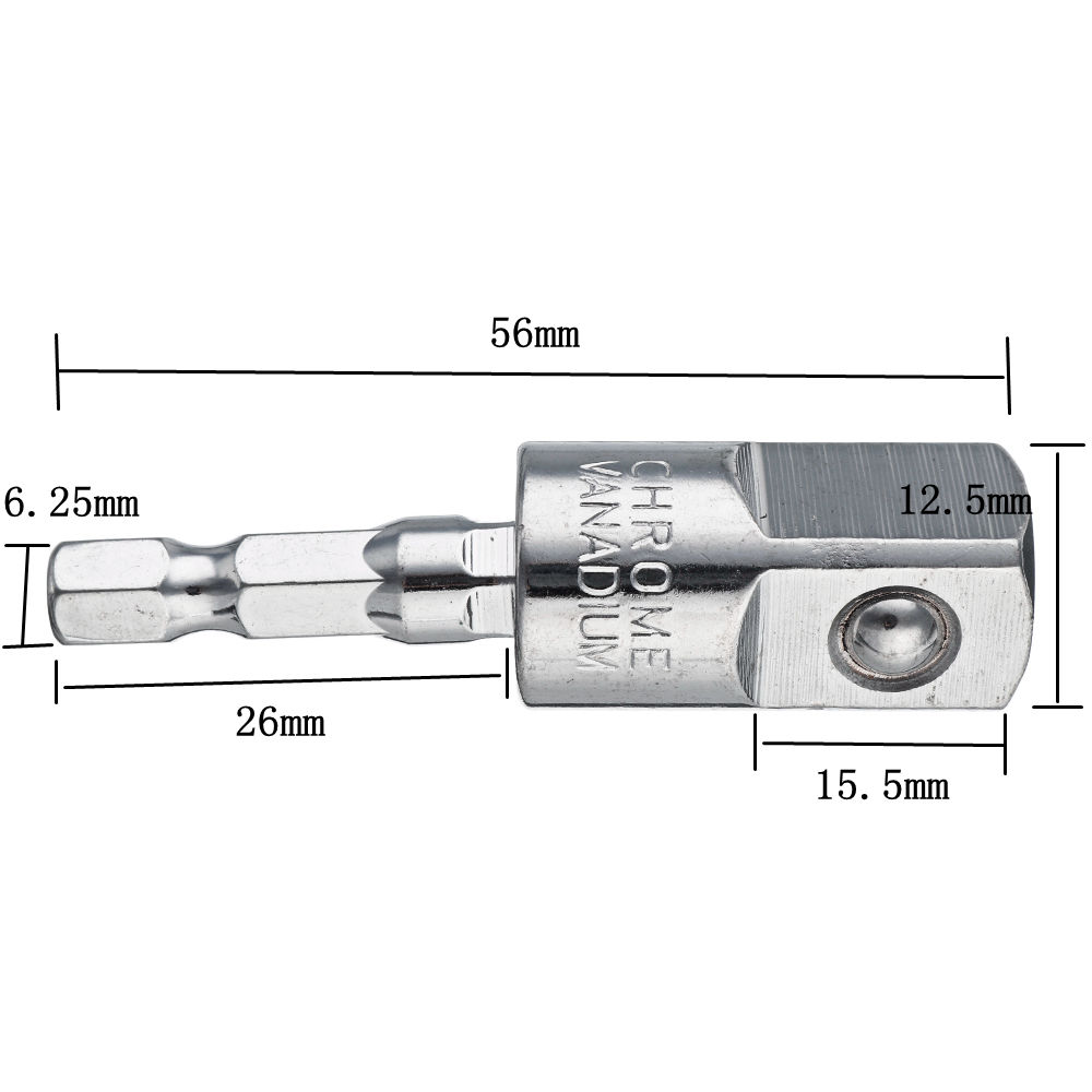 Drillpro-360-Degree-Rotating-Square-Head-Universal-Adapter-14-38-12-Inch-Sleeve-Connecting-Rod-1723475-6