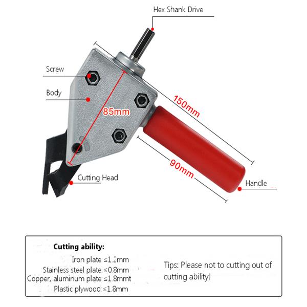 Drillpro-Metal-Sheet-Cutter-Adapter-Iron-Sheet-Wire-Netting-Nibbler-Cutter-for-Electric-Drill-1250886-2