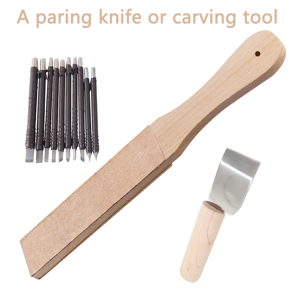 Dual-Sided-Leather-Sharpening-Wood-Handle-Strop-Tool-with-Buffing-Compounds-for-Chisels-Tools-Polish-1842954-2