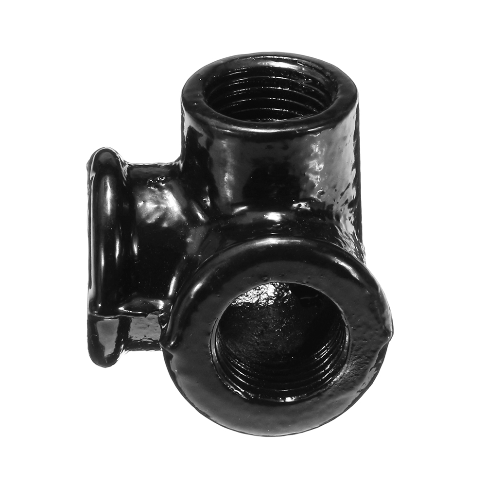 Machifit-34-Inch-Side-Outlet-Malleable-Iron-Elbow-90-Threaded-Cross-Pipes-Fittings-Connector-1337752-3