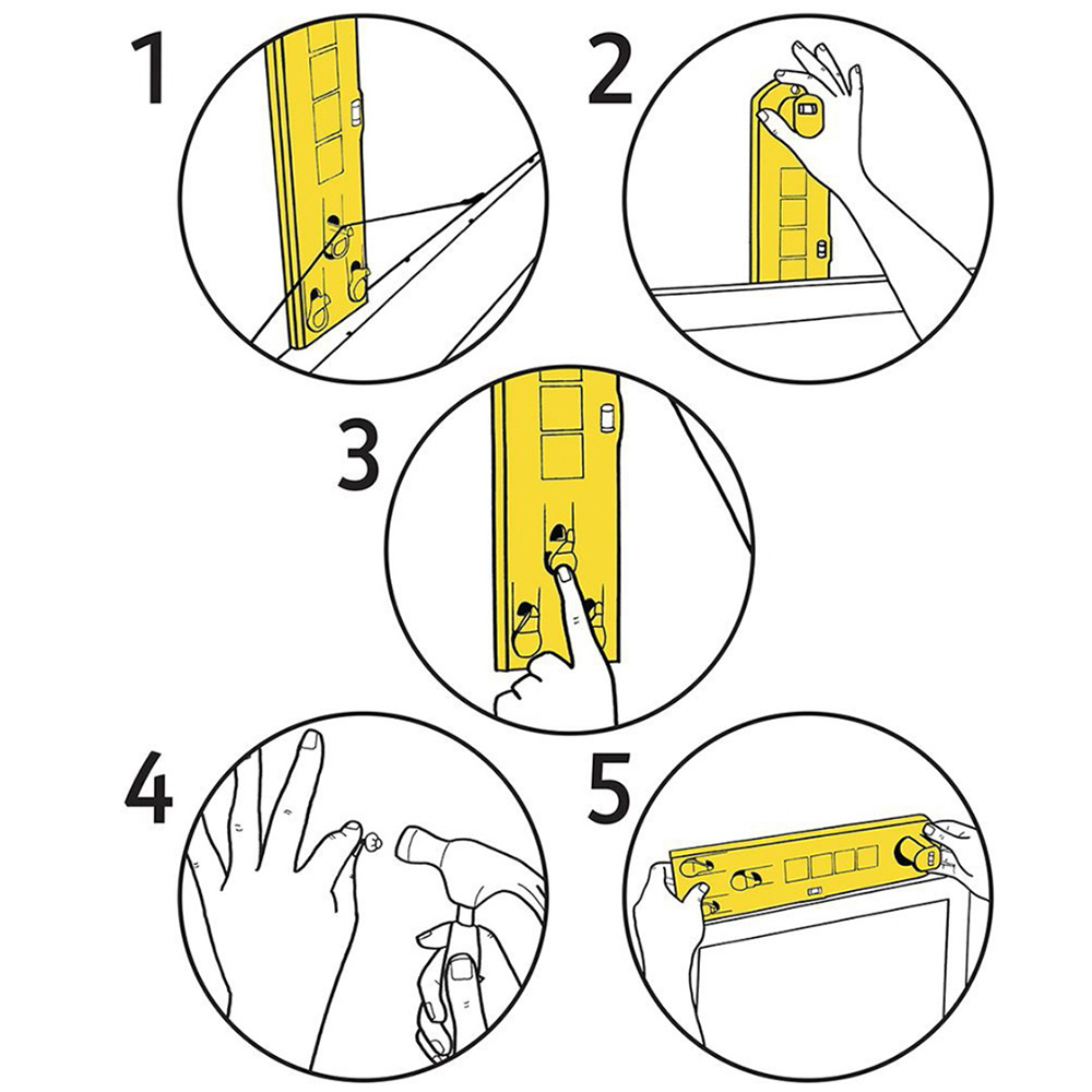 Multifunction-Level-Ruler-Frame-Hanger-Wall-Hanging-Measuring-Tool-DIY-Picture-Photo-Wall-Decoration-1686814-2