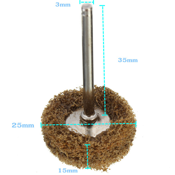 Polishers-Buffers-Abrasive-3mm-Shank-Scouring-Pad-Grinding-Head-Fits-For-Dremel-984362-5