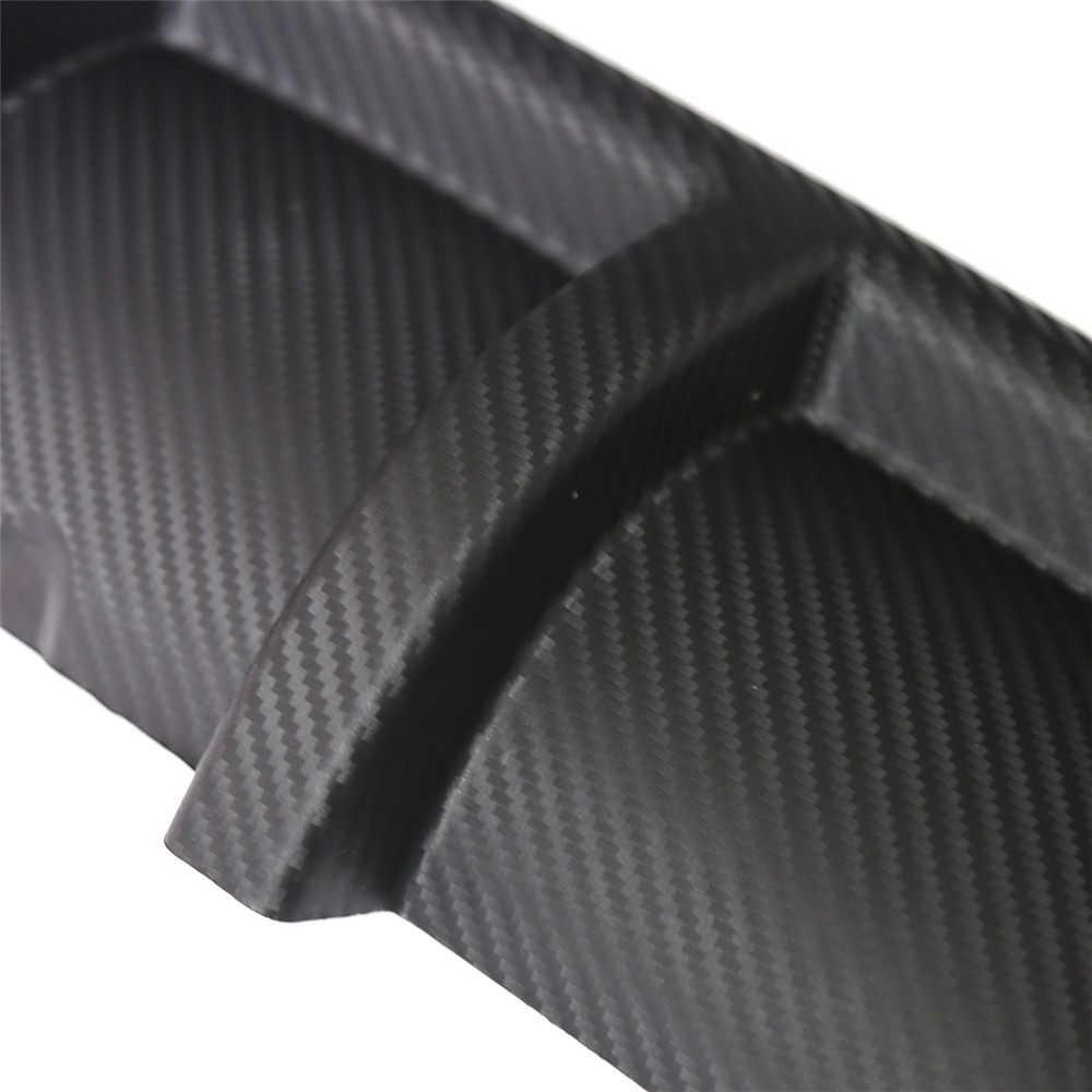 Universal-Matte-Carbon-Fiber-Board-Car-Rear-Shark-Fin-Style-Curved-Protector-Bumper-Lip-Diffuser-1337579-8