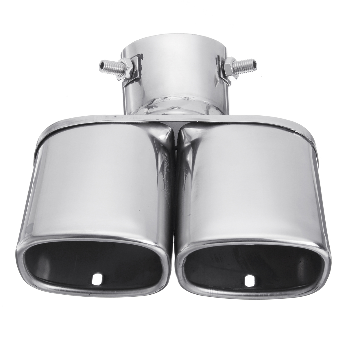Universal-Square-Double-Outlet-Half-Grilled-Blue-Muffler-Exhaust-Tip-End-Tail-Pipe-1730665-6