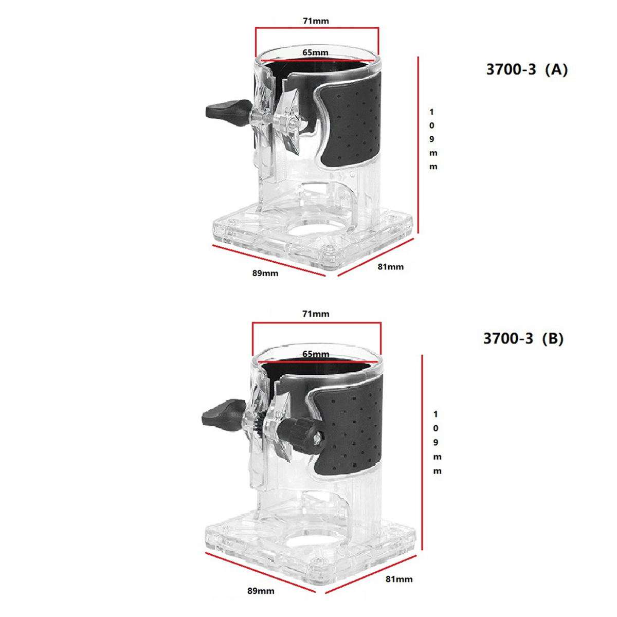 Woodworking-Trimming-Machine-Base-For-Makita-RT0701C-Worx-WU601-1652601-3