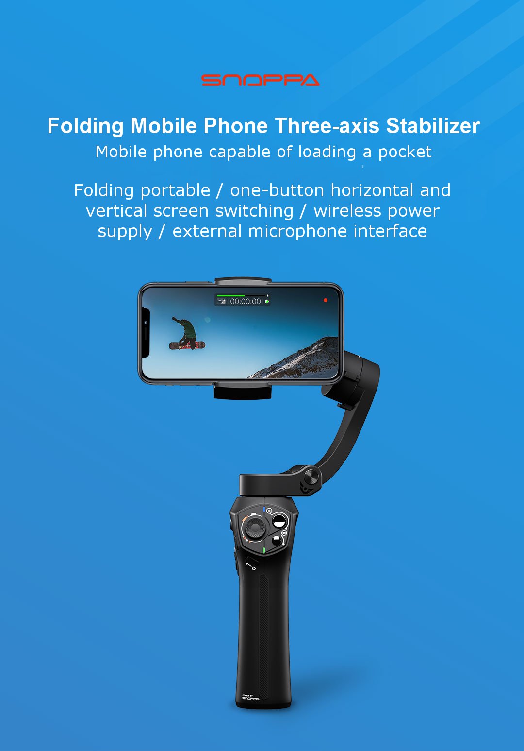 Snoppa-Folding-Mobile-Phone-3-Axis-Handheld-bluetooth-Gimbal-Stabilizer-for-Gopro-Camera-1439839-1