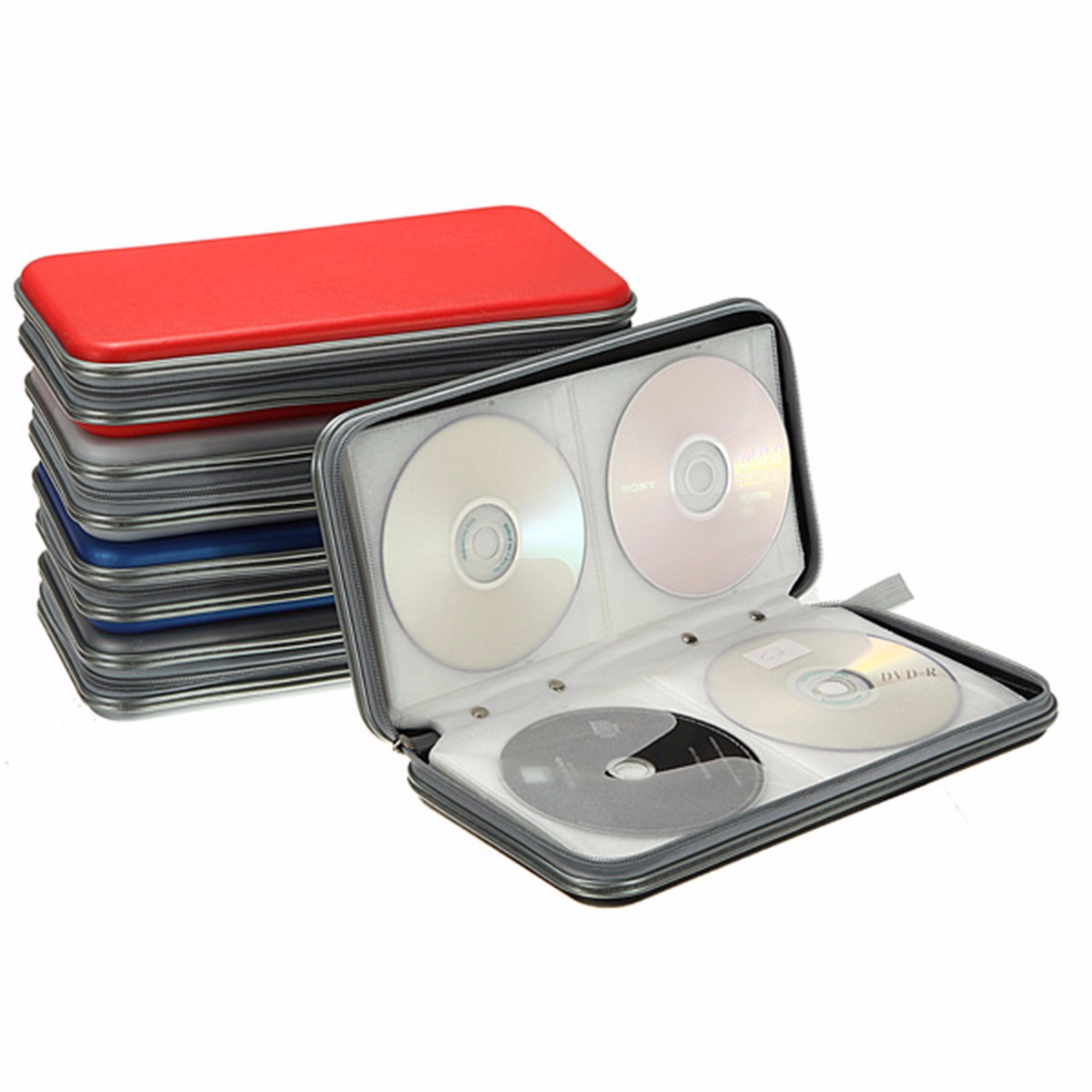 80x-Disc-CD-DVD-Portable-Plastic-Storage-Case-Wallet-Hard-Box-Bag-Holder-1948830-2