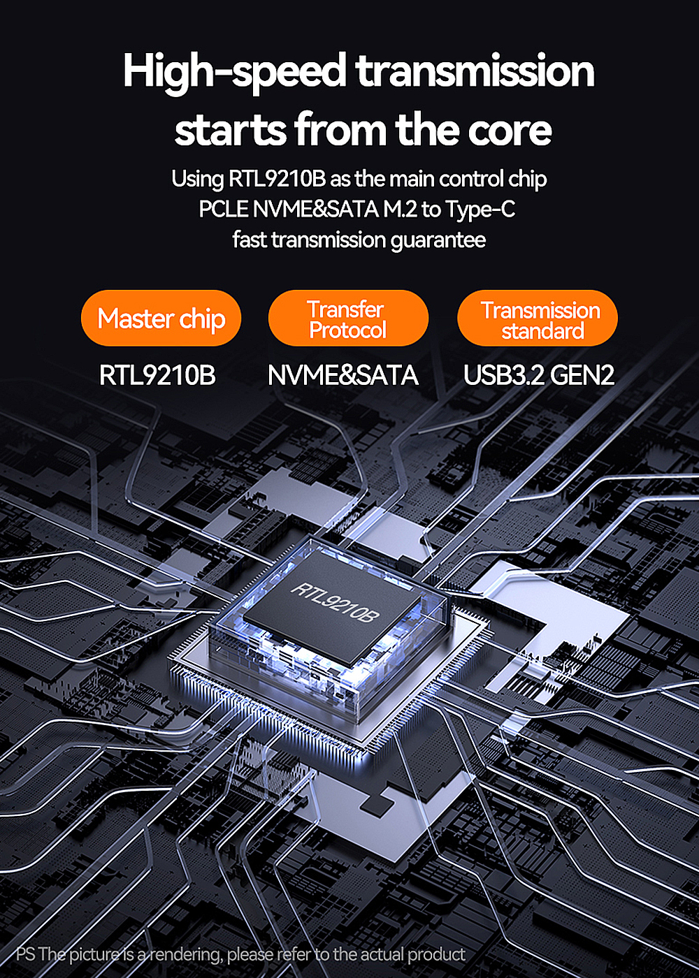 Blueendless-Dual-Protocol-M2-SSD-Enclosure-M2-to-Type-C-Data-Cable-10Gbps-NVMESATA-2TB-Storage-Alumi-1971122-3