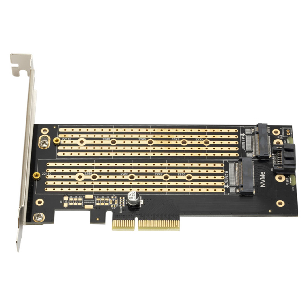 Grwibeou-M2-NVMe-NGFF-SSD-to-PCIE-SATA-Dual-disk-Expansion-Card-Supports-MKey-BKe-1909720-5