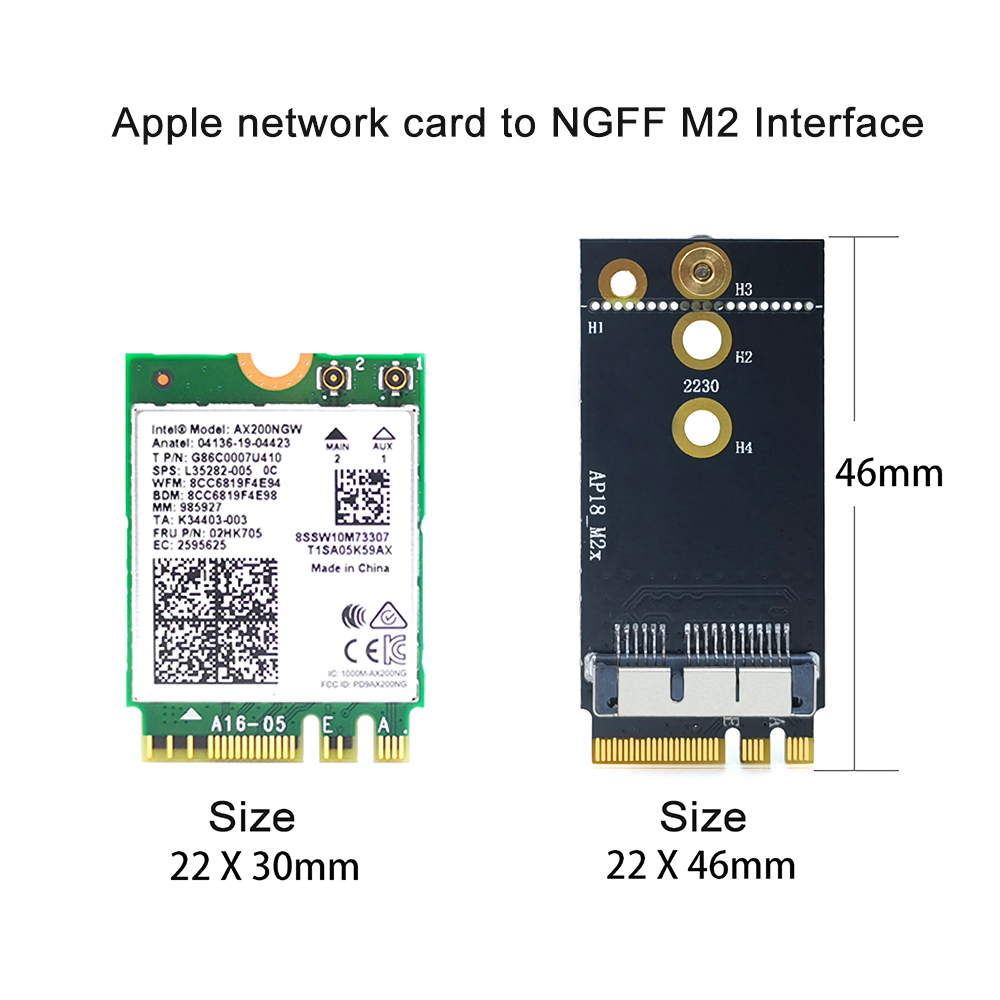 WTXUP-Apple-Network-Card-to-NGFF-M2-Adapter-Card-WiFi-bluetooth-Card-to-NGFF-M2-Adapter-for-BCM94360-1857270-2