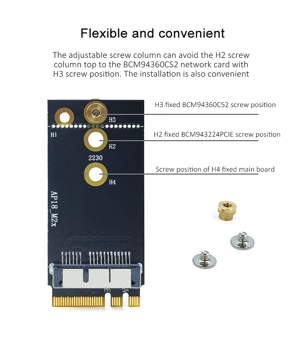 WTXUP-Apple-Network-Card-to-NGFF-M2-Adapter-Card-WiFi-bluetooth-Card-to-NGFF-M2-Adapter-for-BCM94360-1857270-4