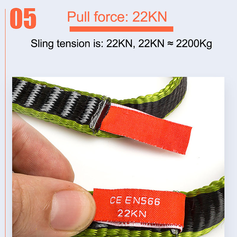 CAMNA-60cm-Max-Load-22KN-Climbing-Sling-Mountaineering-Safety-Rope-Nylon-High-Altitude-Protection-Be-1628731-9