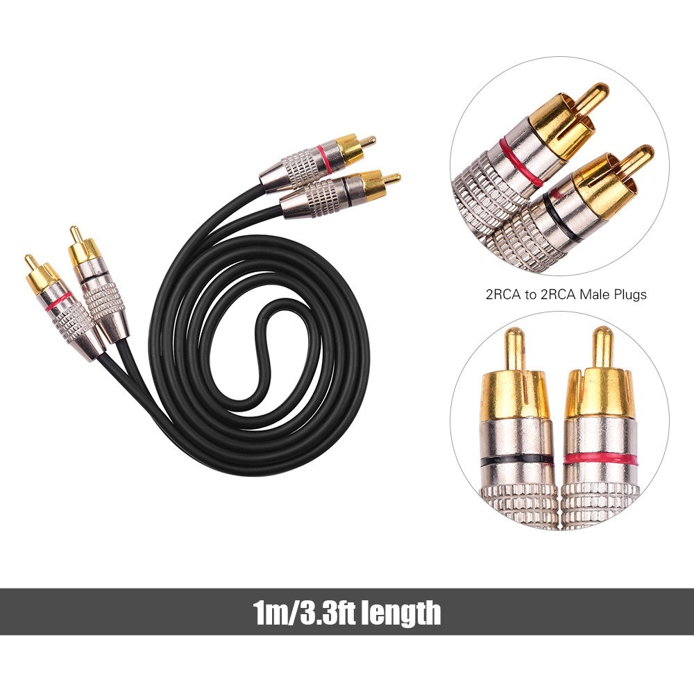 2RCA-to-2RCA-Male-Plug-Stereo-Audio-Video-Cable-for-Karaoke-DVD-Speaker-Amplifiers-1598244-2