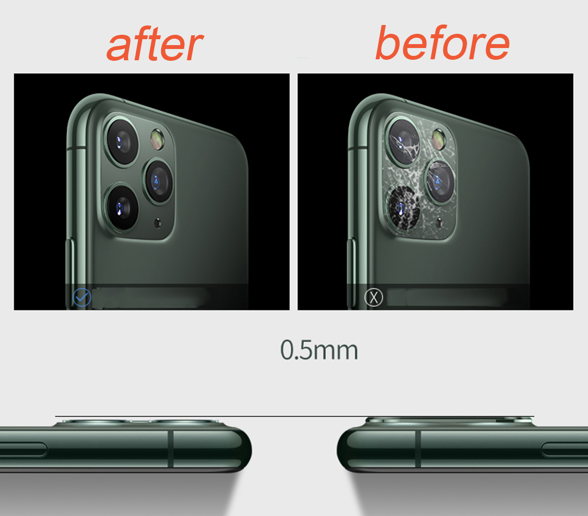 3D-Tempered-Glass--Metal-Circle-Ring-Anti-scratch-Phone-Lens-Protector-for-iPhone-11--iP-11-Pro--iP--1647552-5