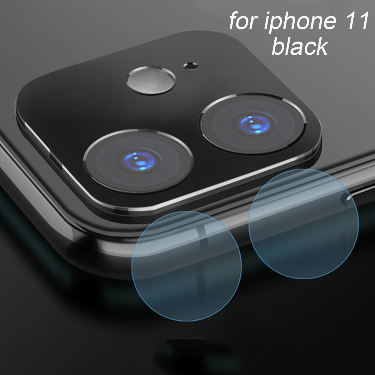 3D-Tempered-Glass--Metal-Circle-Ring-Anti-scratch-Phone-Lens-Protector-for-iPhone-11--iP-11-Pro--iP--1647552-7