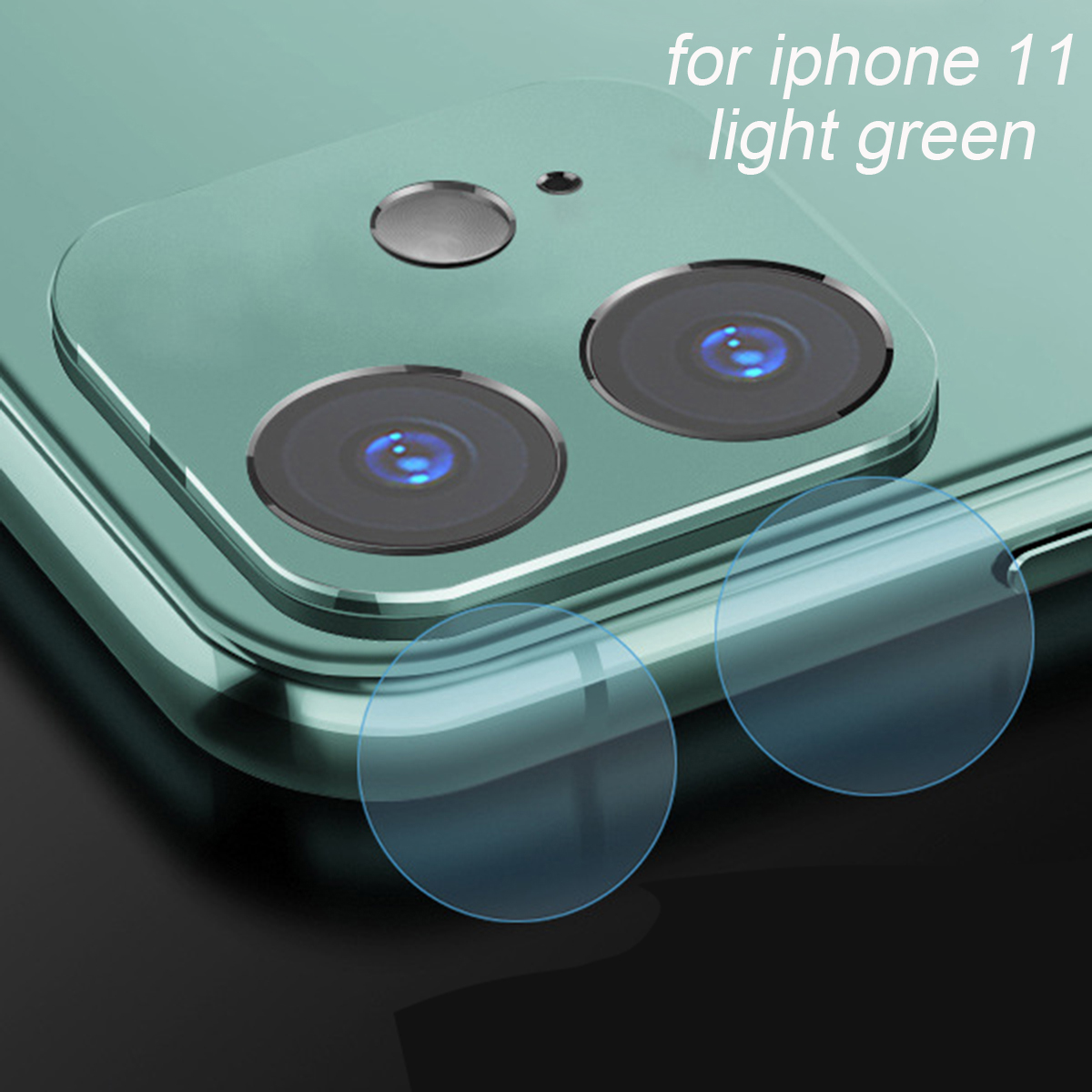 3D-Tempered-Glass--Metal-Circle-Ring-Anti-scratch-Phone-Lens-Protector-for-iPhone-11--iP-11-Pro--iP--1647552-9
