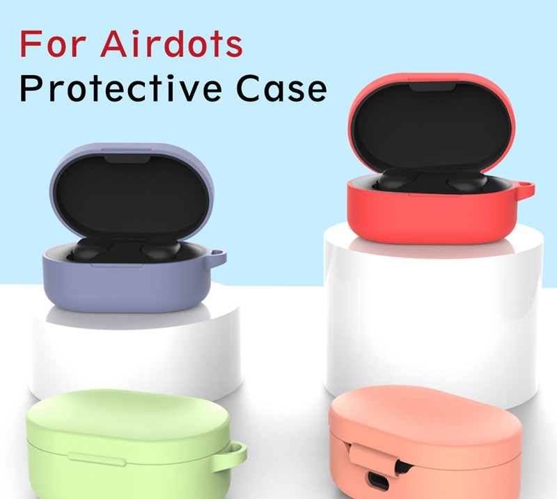 Airdots-Earphone-Case-Soft-Silicone-Earbuds-Cover-Storage-Protective-Case-with-Hook-1650598-1