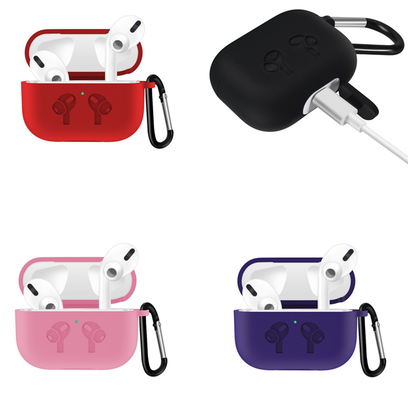 Bakeey-02mm-thickness-Silicone-Shockproof-Washable-Earphone-Storage-Case-with-KeyChain-for-Apple-Air-1598023-11