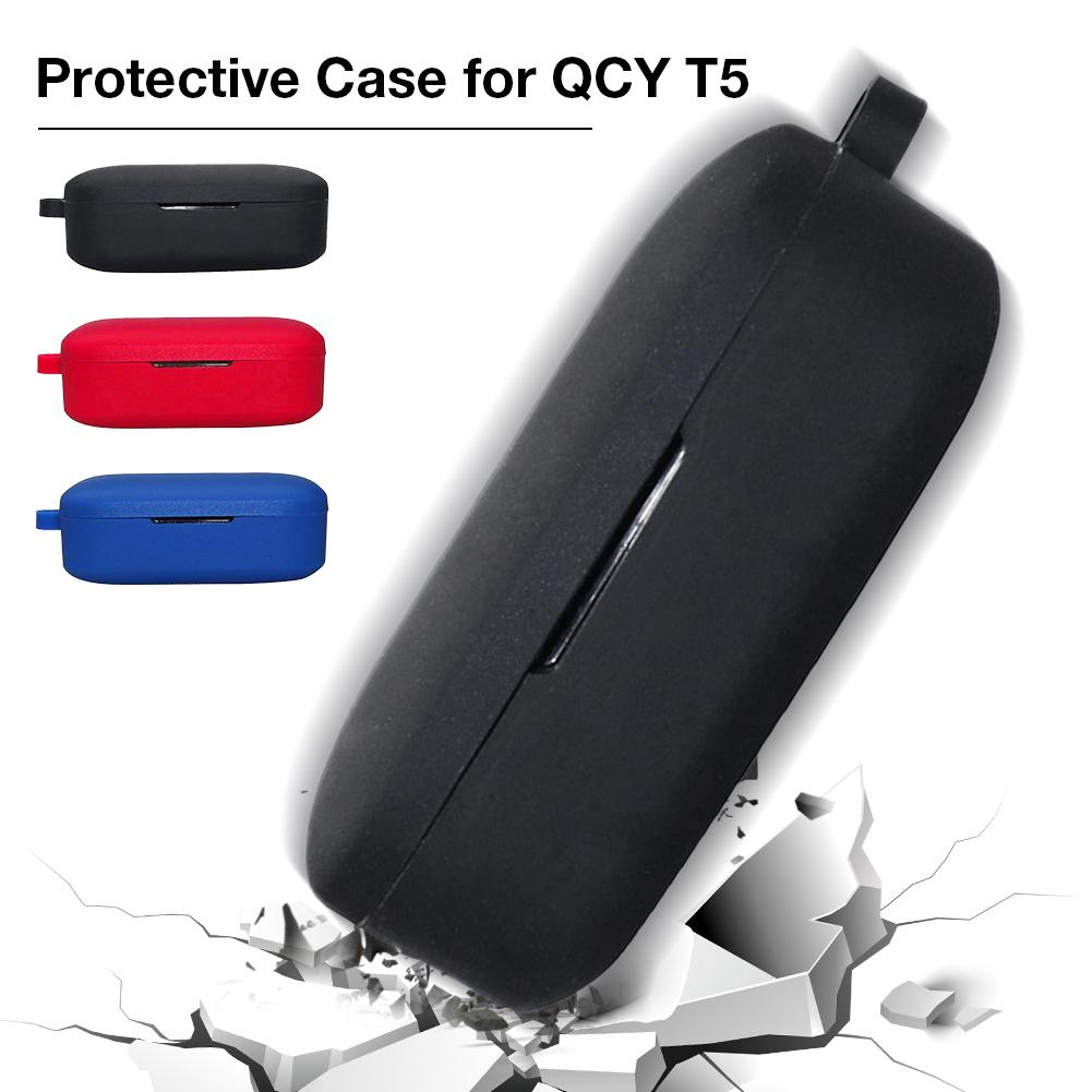 Bakeey-Applicable-QCY-T5-bluetooth-Earphone-Storage-Case-Box-Silicone-Anti-Fall-Anti-Lost-Cover-Case-1615654-5