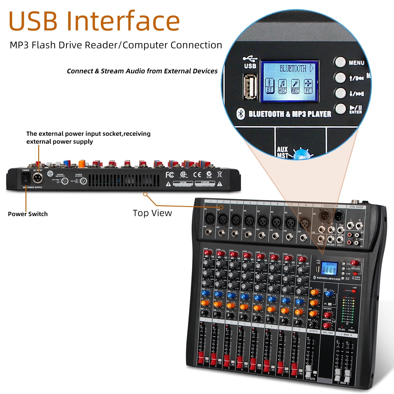 Bakeey-CT-80-8-bluetooth-USB-Audio-Channels-Professional-Audio-Mixer-8-Channel-Mixer-Console-1824707-3