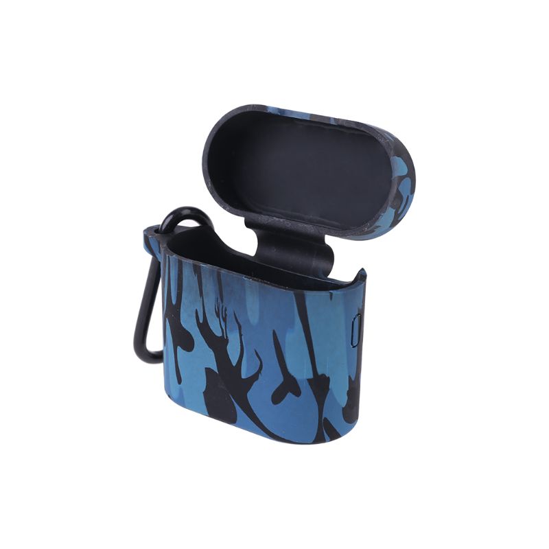 Bakeey-Camouflage-Silicone-Anti-dust-Earphone-Bag-Protective-Storage-Case-Cover-with-Keychain-for-Ai-1604302-4
