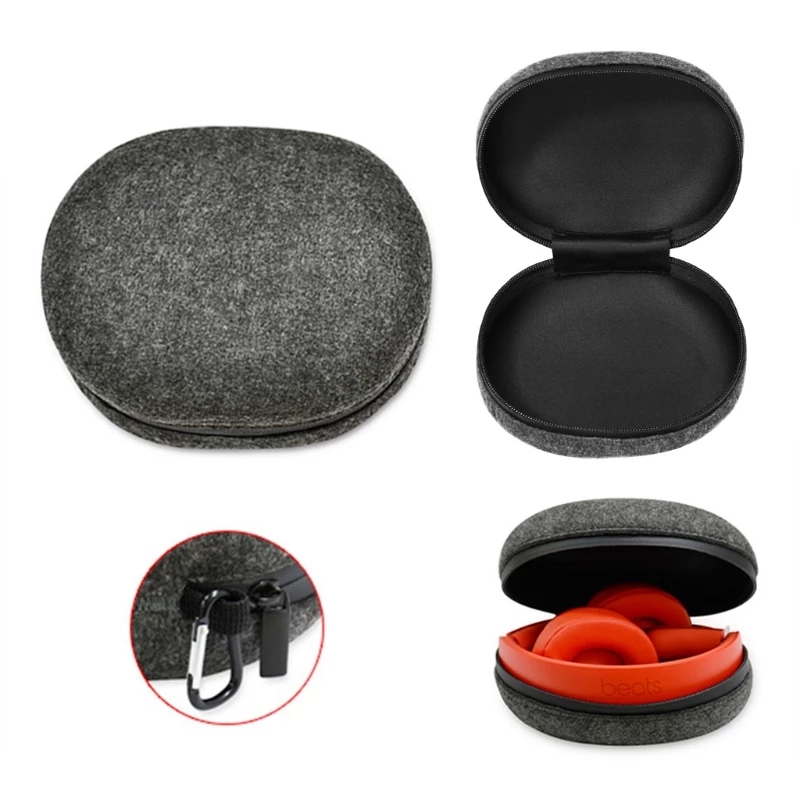 Bakeey-Felt-Portable-Protective-Carrying-Storage-Cover-for-Beats-Solo-Pro-Headset-1867880-2