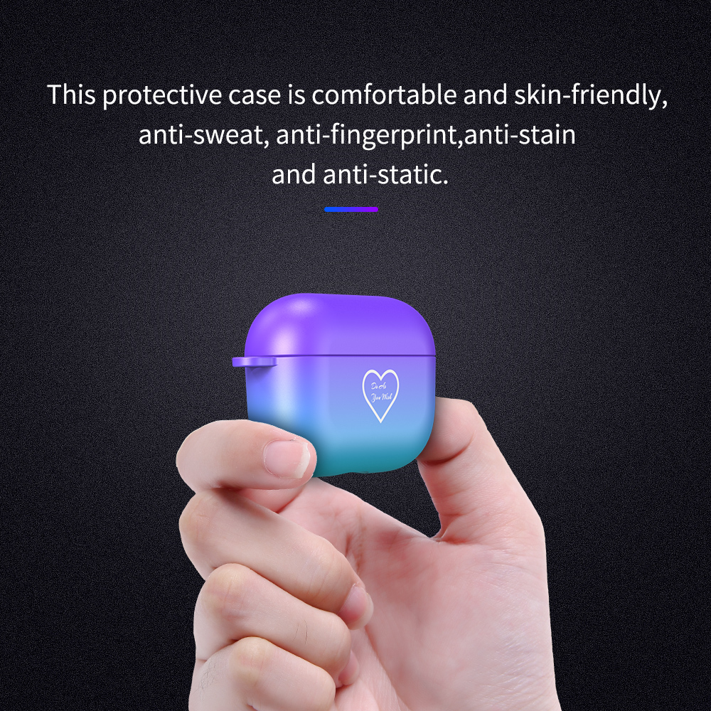 Bakeey-Gradient-Color-Shockproof-Dropproof-Hard-PC-Earphone-Protective-Case-For-Apple-AirPods-Pro-1687213-7