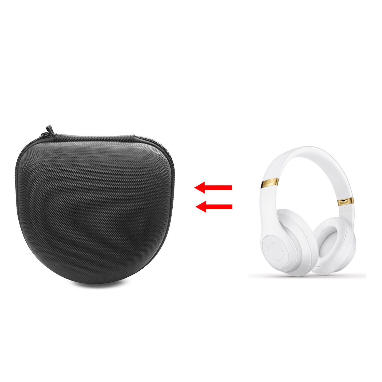 Bakeey-Headphone-Storage-Bag-Dustproof-Portable-Hard-Carrying-Case-Wireless-Head-Mounted-Headset-Pro-1800702-1