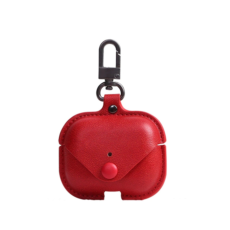 Bakeey-Luxury-Fashionable-Leather-Shockproof-Dust-Proof-Earphone-Storage-Case-with-Keychain--for-App-1601977-11