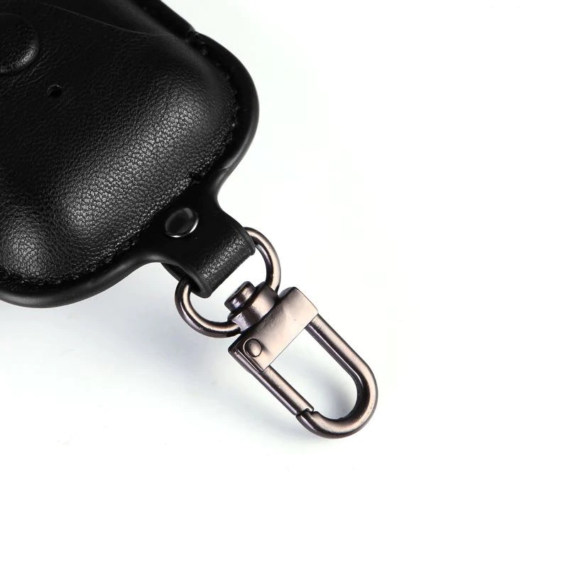 Bakeey-Luxury-Fashionable-Leather-Shockproof-Dust-Proof-Earphone-Storage-Case-with-Keychain--for-App-1601977-6