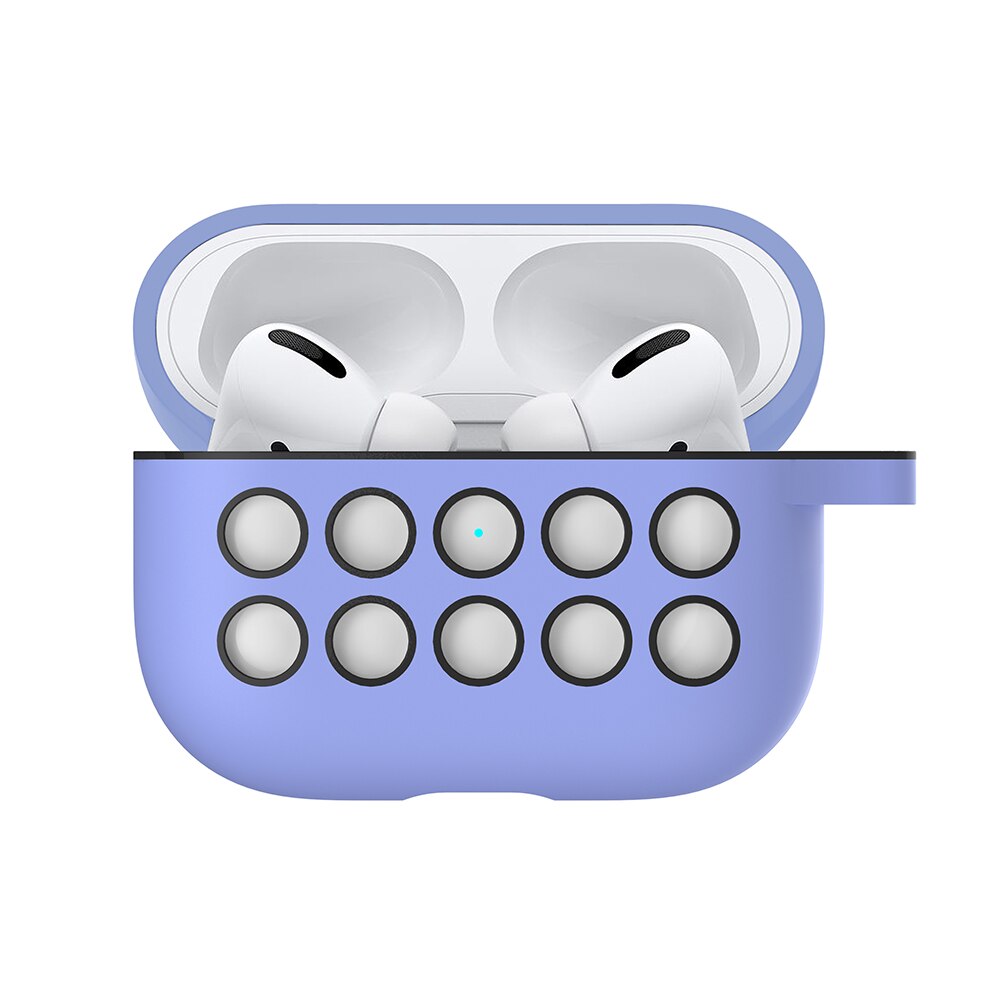 Bakeey-Luxury-Silicone-Shockproof-Dirtproof-Earphone-Storage-Case-with-Keychain-for-Apple-Airpods-Pr-1615487-2