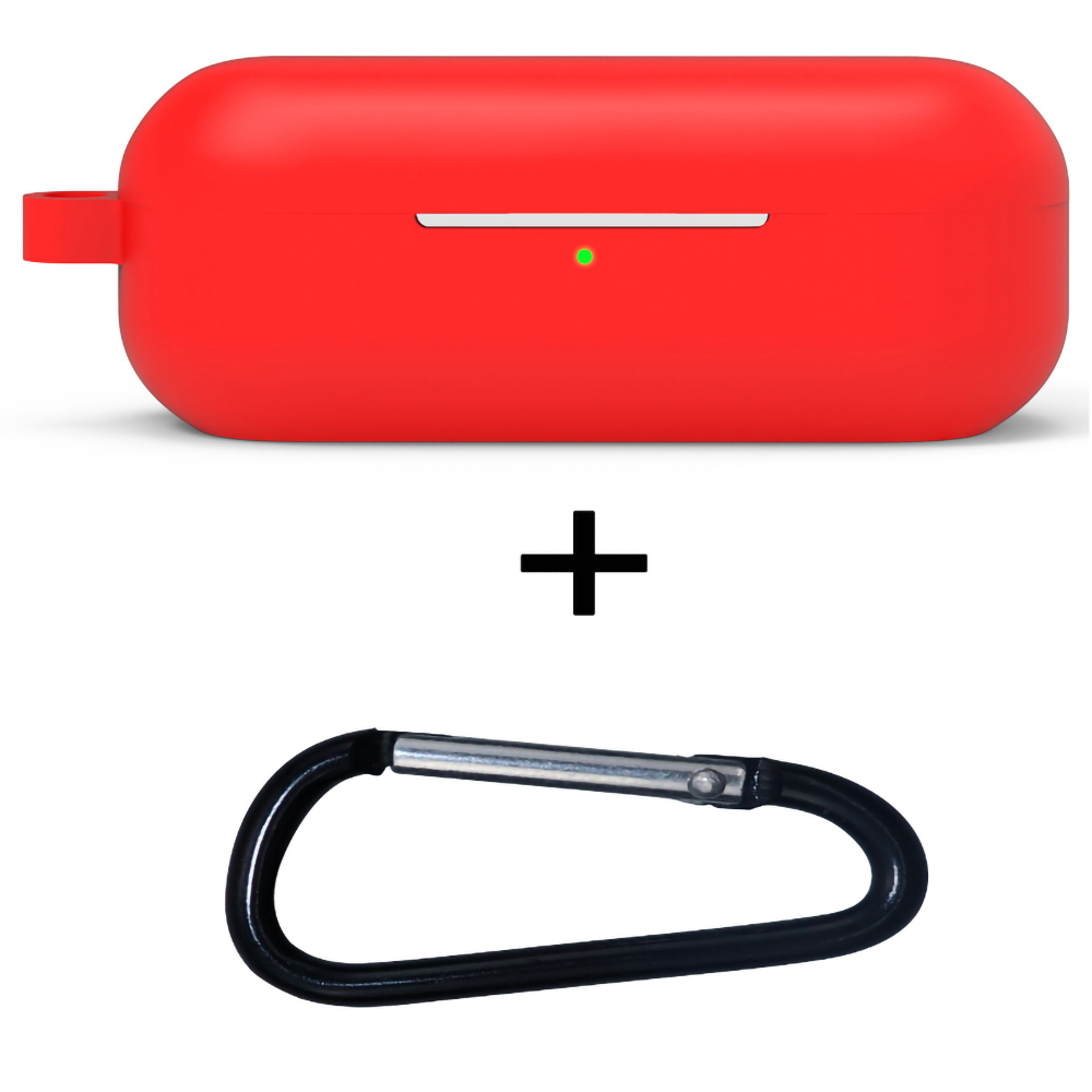 Bakeey-Portable-Shockproof-Dirtproof-Silicone-Wireless-bluetooth-Earphone-Storage-Case-with-Keychain-1615766-3