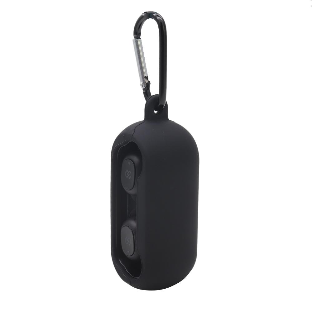 Bakeey-Portable-Shockproof-Dirtyproof-Silicone-Wireless-bluetooth-Earphone-Storage-Case-with-Keychai-1619861-8