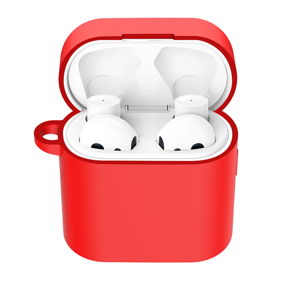 Bakeey-Pure-Silicone-Anti-dust-Earphone-Bag-Protective-Storage-Case-Cover-for-Air-2-Earphone-1604301-7