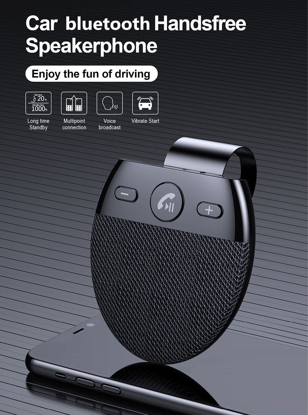 Bakeey-SP11-bluetooth-50-Car-Adapter-Kit-Handsfree-Speakerphone-Wireless-MP3-Music-Player-with-Micro-1808195-1
