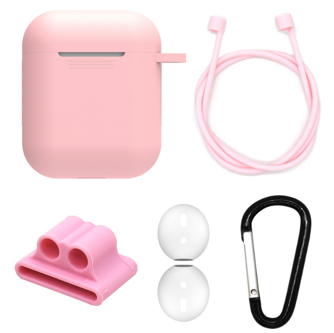 Bakeey-Silicone-Protective-Case-Wireless-Earphone-Anti-lost-Rope-Silicone-Earphone-Sleeve-for-Airpod-1658791-3