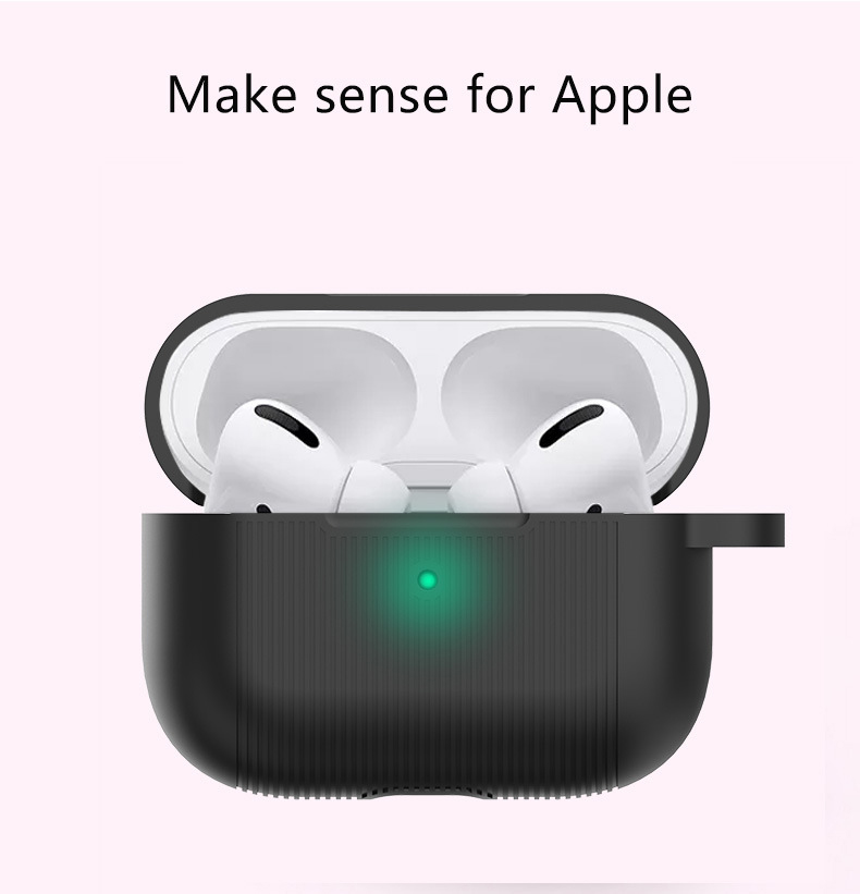 Bakeey-Silicone-Shockproof-Anti-scratch-Dirtproof-Non-slip-Earphone-Storage-Case-for-Apple-Airpods-P-1618654-2