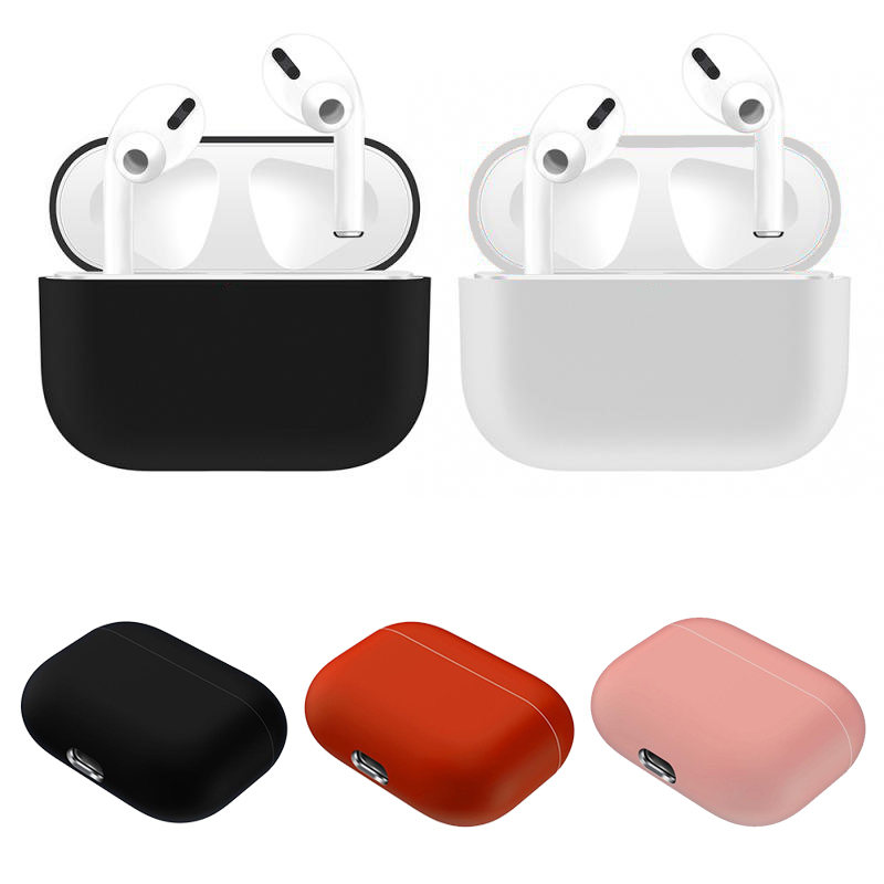 Bakeey-Silicone-Shockproof-Dirtproof-Earphone-Storage-Case-for-Apple-Airpods-Pro-2019-1595058-6