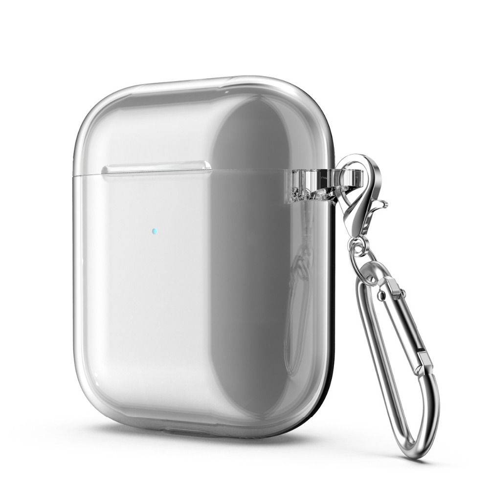 Bakeey-Transparent-Soft-TPU-Shockproof-Earphone-Storage-Case-with-keychain-for-Apple-Airpods-1--Appl-1595637-4