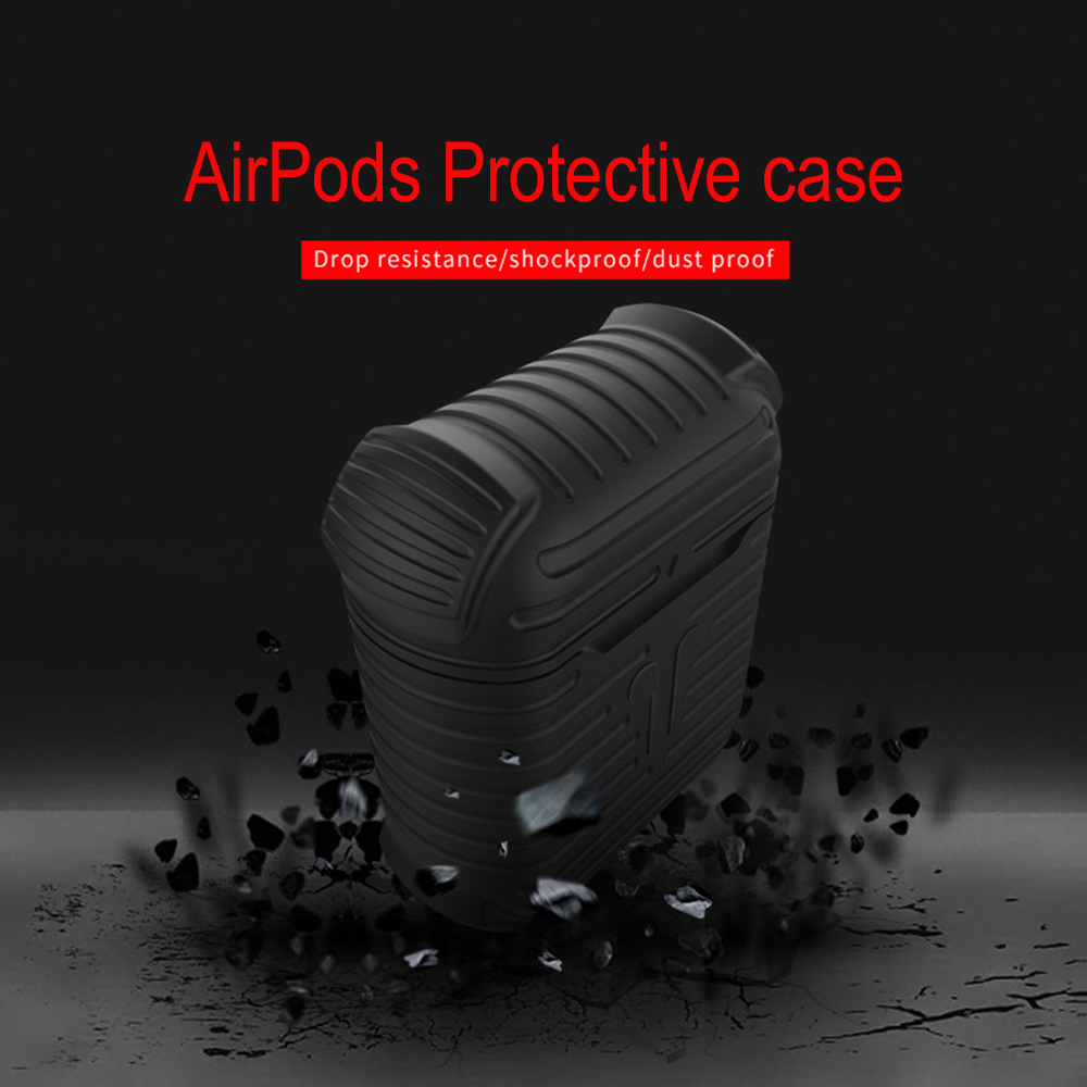 Cafele-Silicone-Shockproof-Dirtproof--Earphone-Storage-Case-for-Apple-Airpods-1-1481586-3