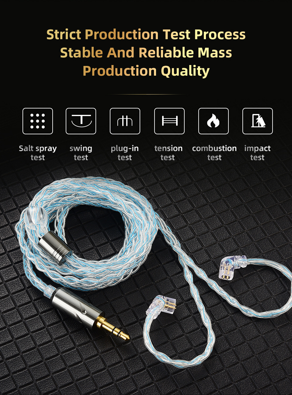 QKZ-T1-Earphone-Cable-Eight-Strand-Silver-Plated-Upgrade-Cable-35MM-2-Pin-075mm-Headset-Wire-Earphon-1914413-6
