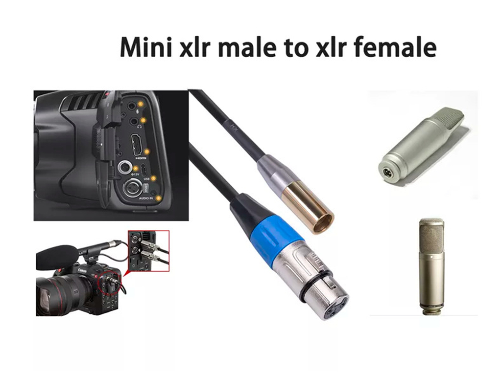 REXLIS-Mini-XLR-3-Pin-Male-to-3-Pin-Female-Audio-Cable-Double-Shielded-Microphone-Cable-03-1-2-3m-1807935-2