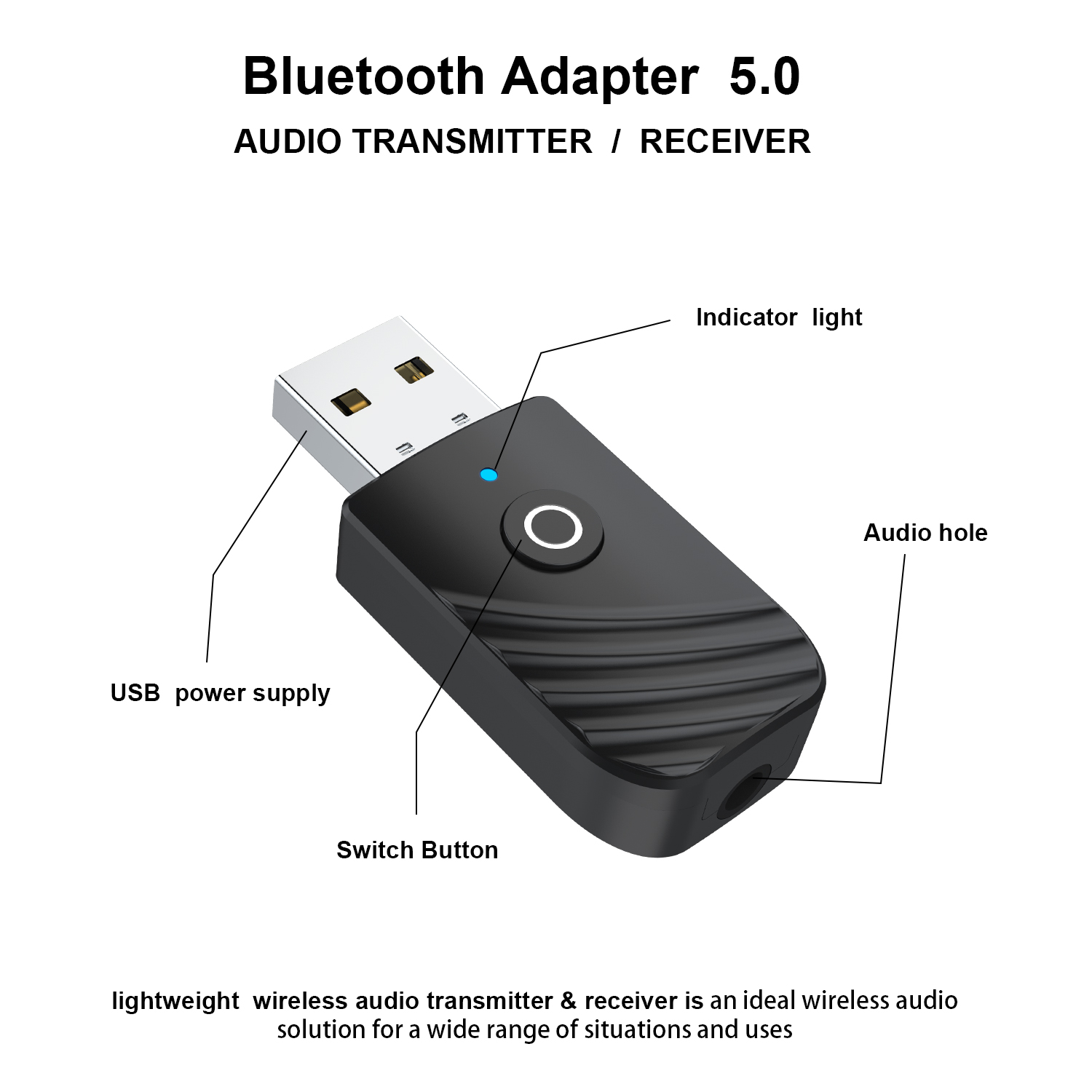 SY319-Wireless-USB-Bluetooth-50-Audio-Transmitter-Receiver-3-In-1-Adapter-For-TV-PC-Car-1850380-7