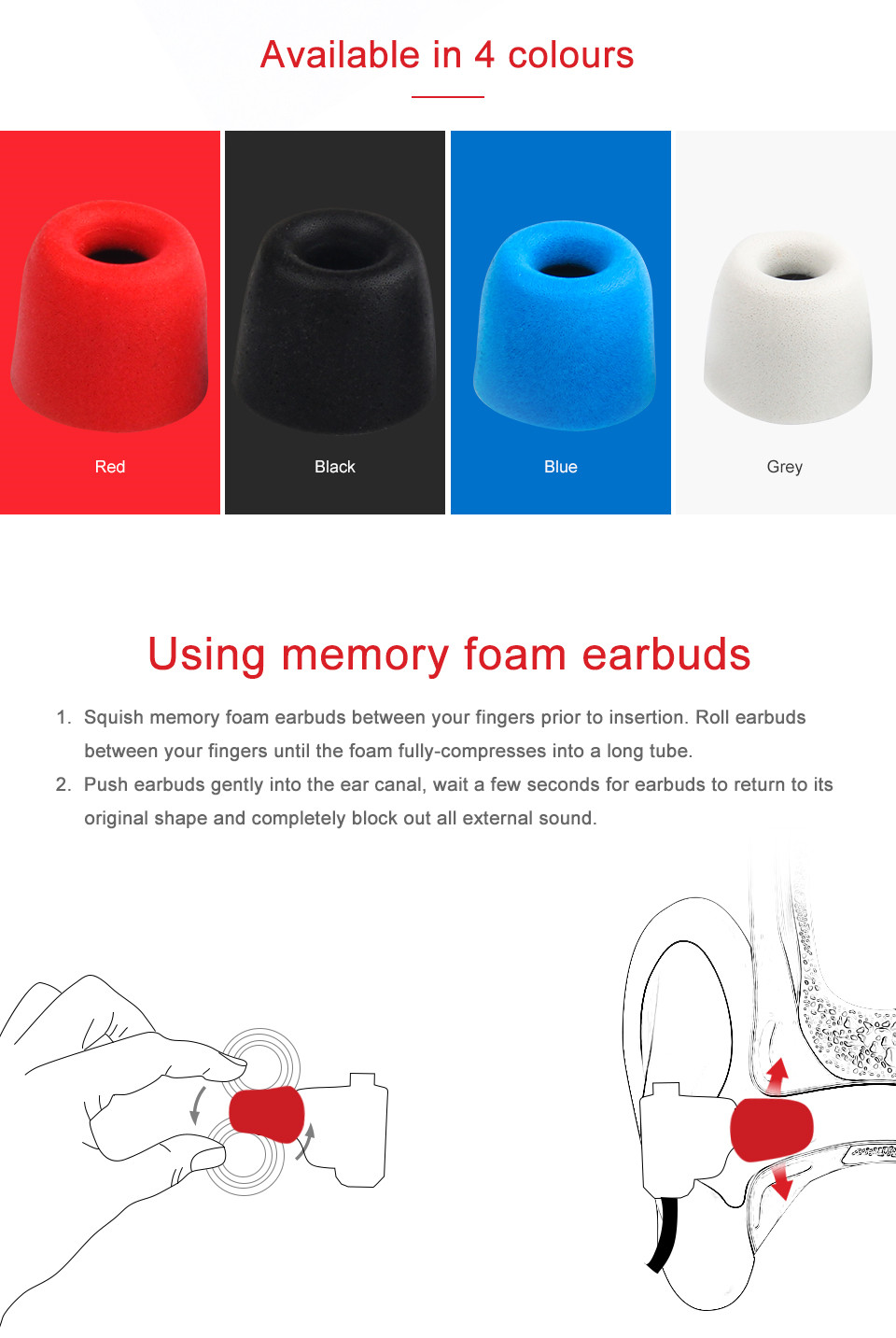 TRN-3-Pairs-of-Rebound-Memory-Foam-Tips-Silicone-In-ear-Earbuds-for-Earphone-Headphone-1471870-6