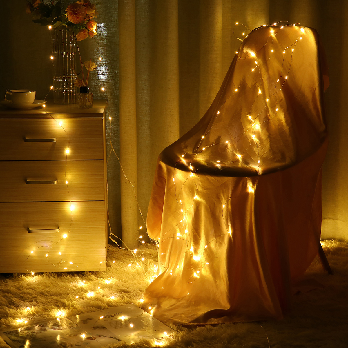 100200300-LED-Window-Curtain-Lights-USB-Waterproof-Fairy-String-Lights-Decorative-Christmas-Twinkle--1806542-7
