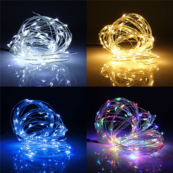 10M-100-LED-Battery-Operated-Silver-Wire-String-Fairy-Light-Christmas--Remote-Controller-1015694-7