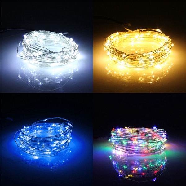 10M-100-LED-Battery-Operated-Silver-Wire-String-Fairy-Light-Christmas--Remote-Controller-1015694-8