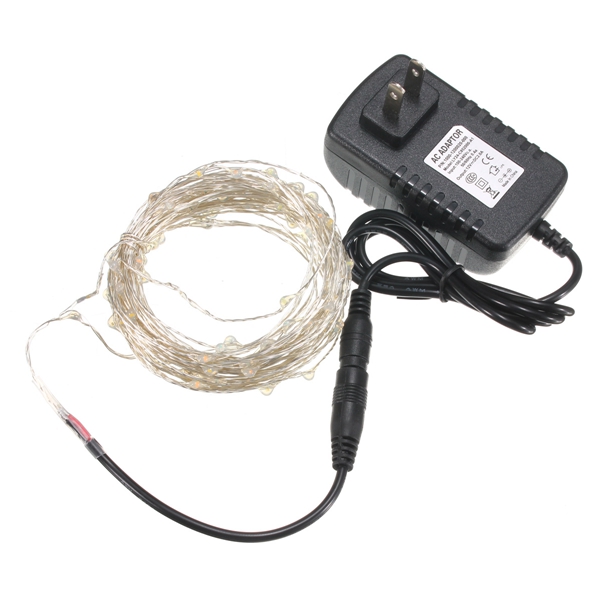 10M-100-LED-Silver-Wire-Waterproof-Fairy-String-Light-Xmas-Lamp-With-Adapter-1018214-3